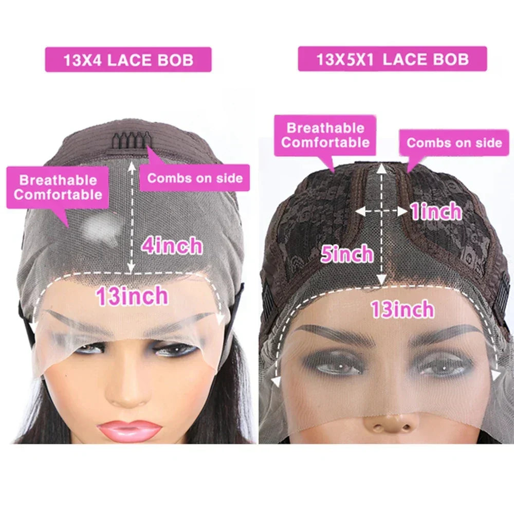 Glueless wigs Bob Lace