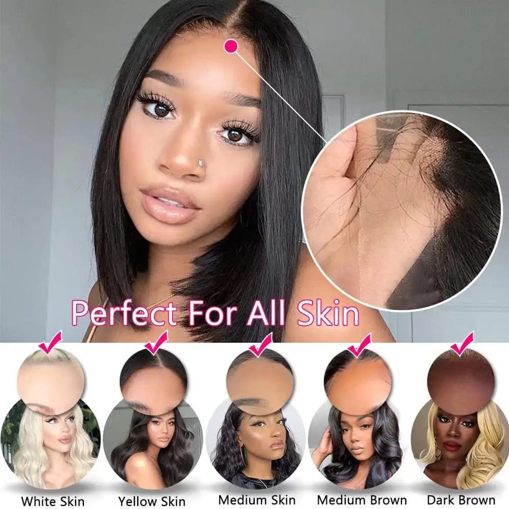 Glueless wigs Bob Lace