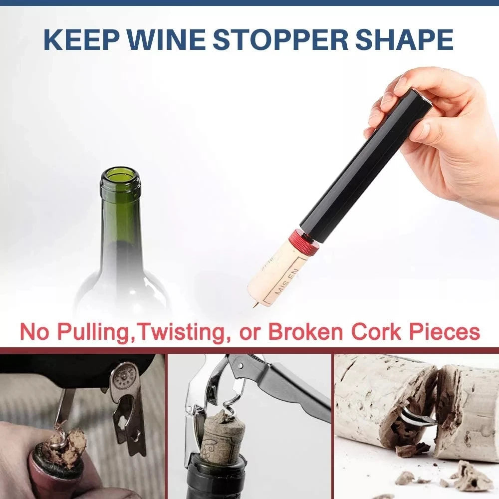 Air Pump Wine Opener Set