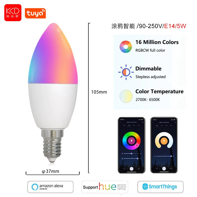 Smart Color-Changing ZigBee Bulb