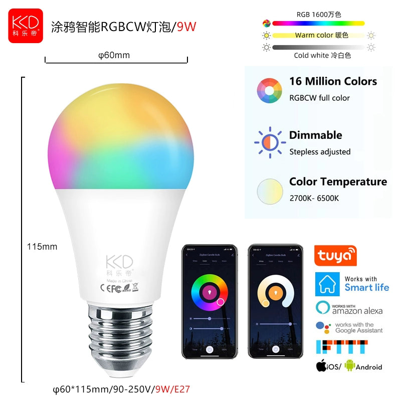 Smart Color-Changing ZigBee Bulb