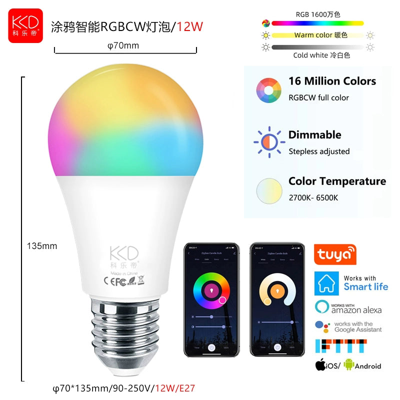 Smart Color-Changing ZigBee Bulb