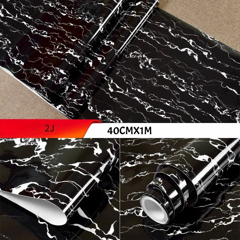 Marble Effect Oil-Proof Sticker