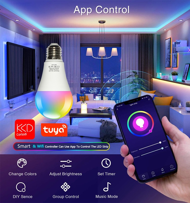 Smart Color-Changing ZigBee Bulb