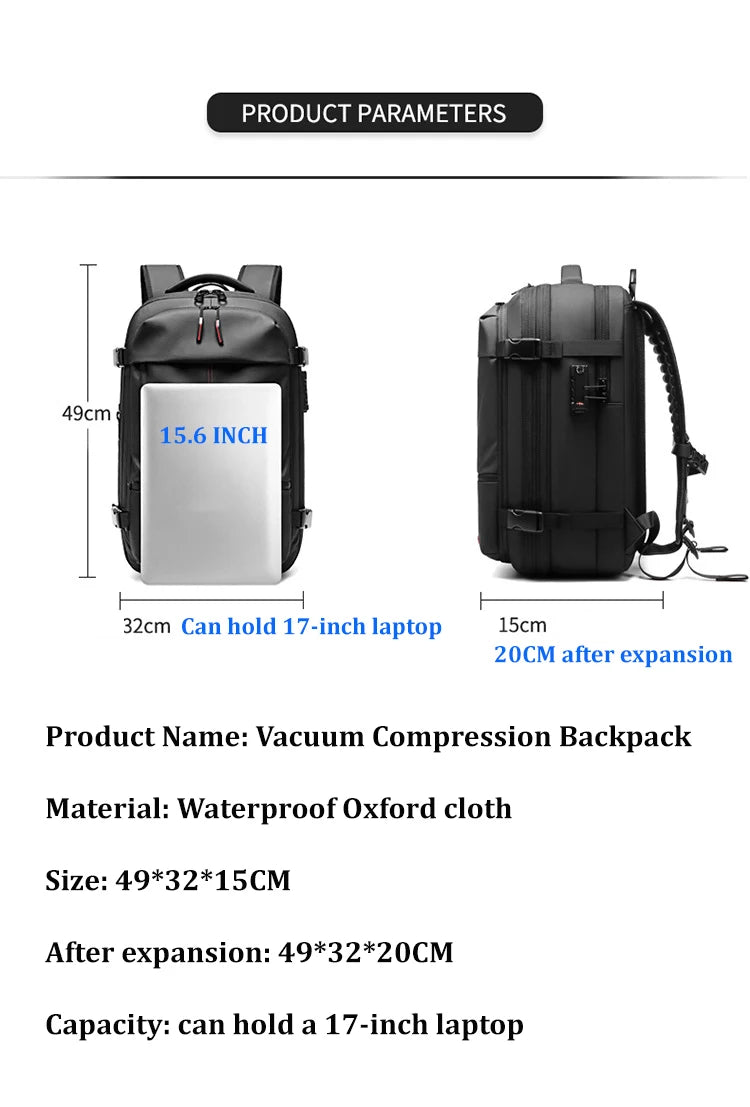 Men's Large Travel Backpack