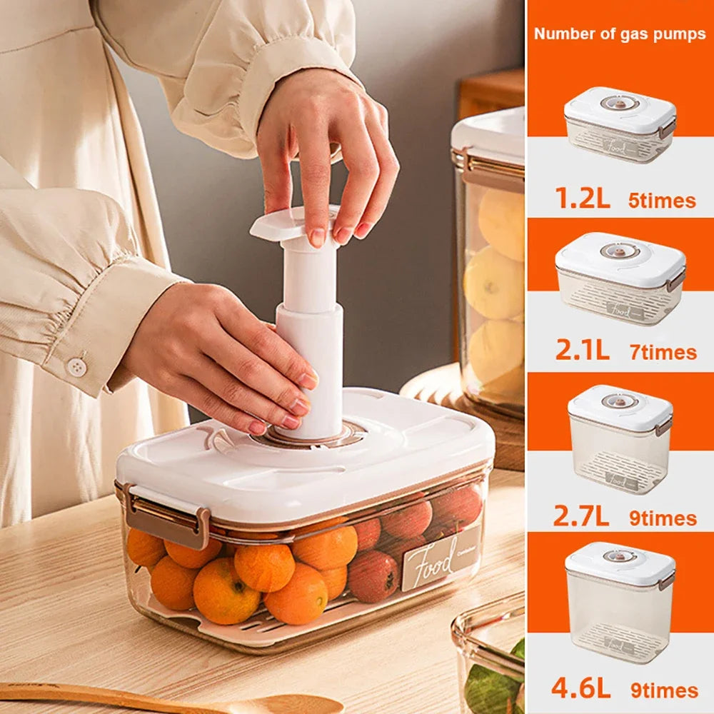 Vacuum-Sealed Food Storage Containers