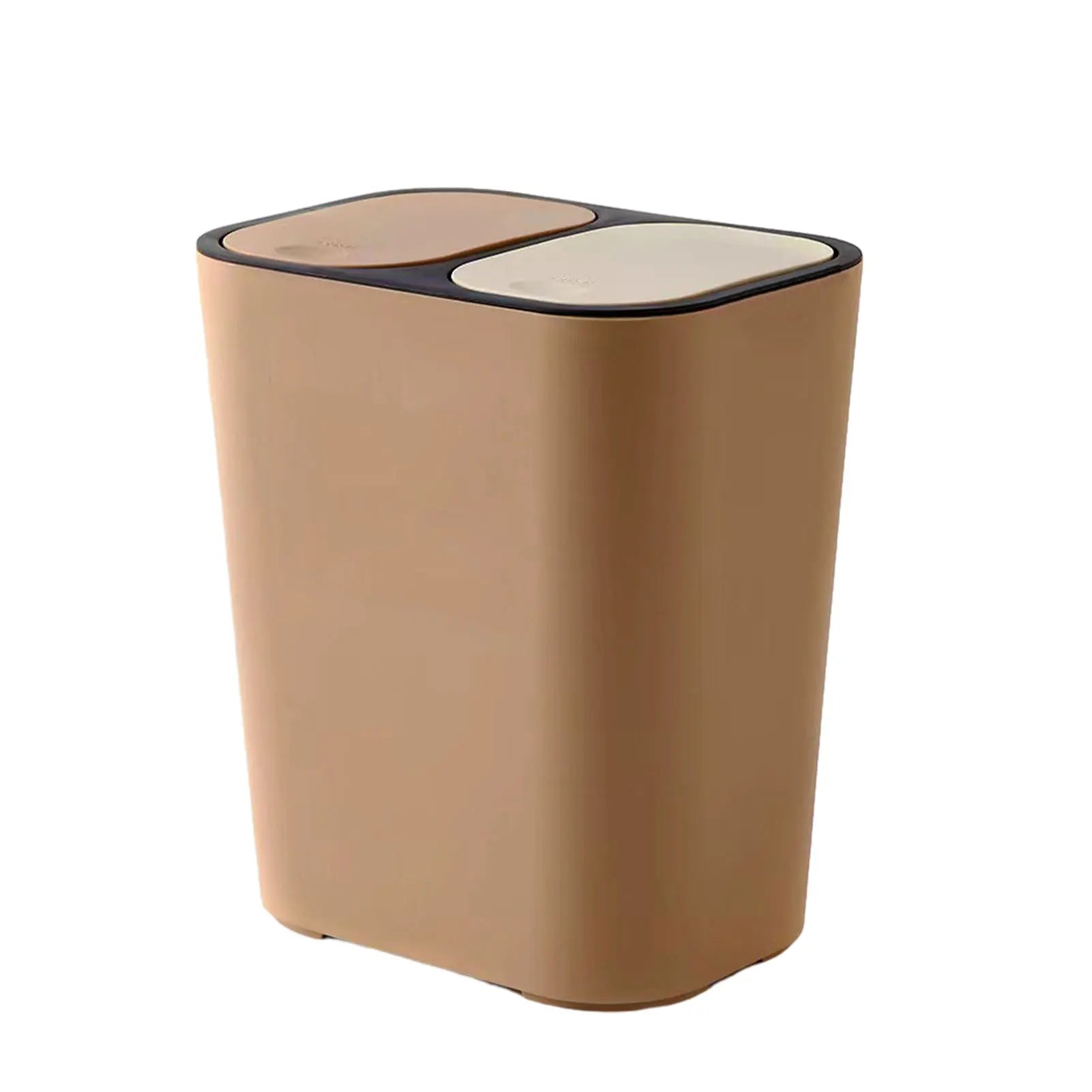 15L Dual Compartment Trash Can