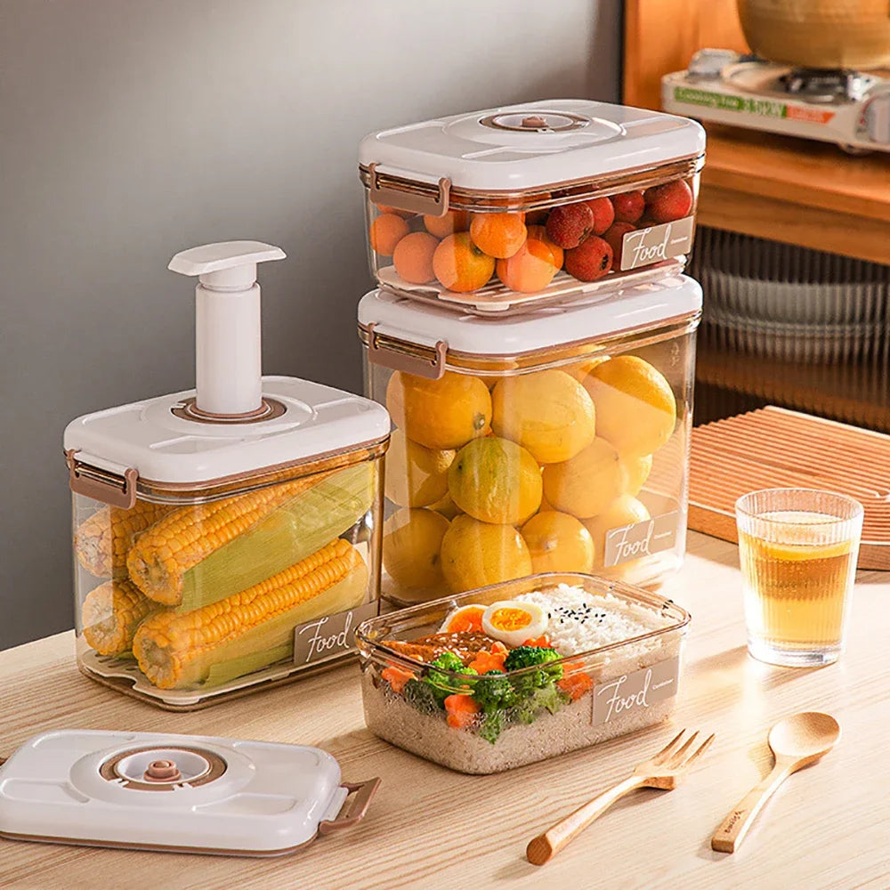 Vacuum-Sealed Food Storage Containers