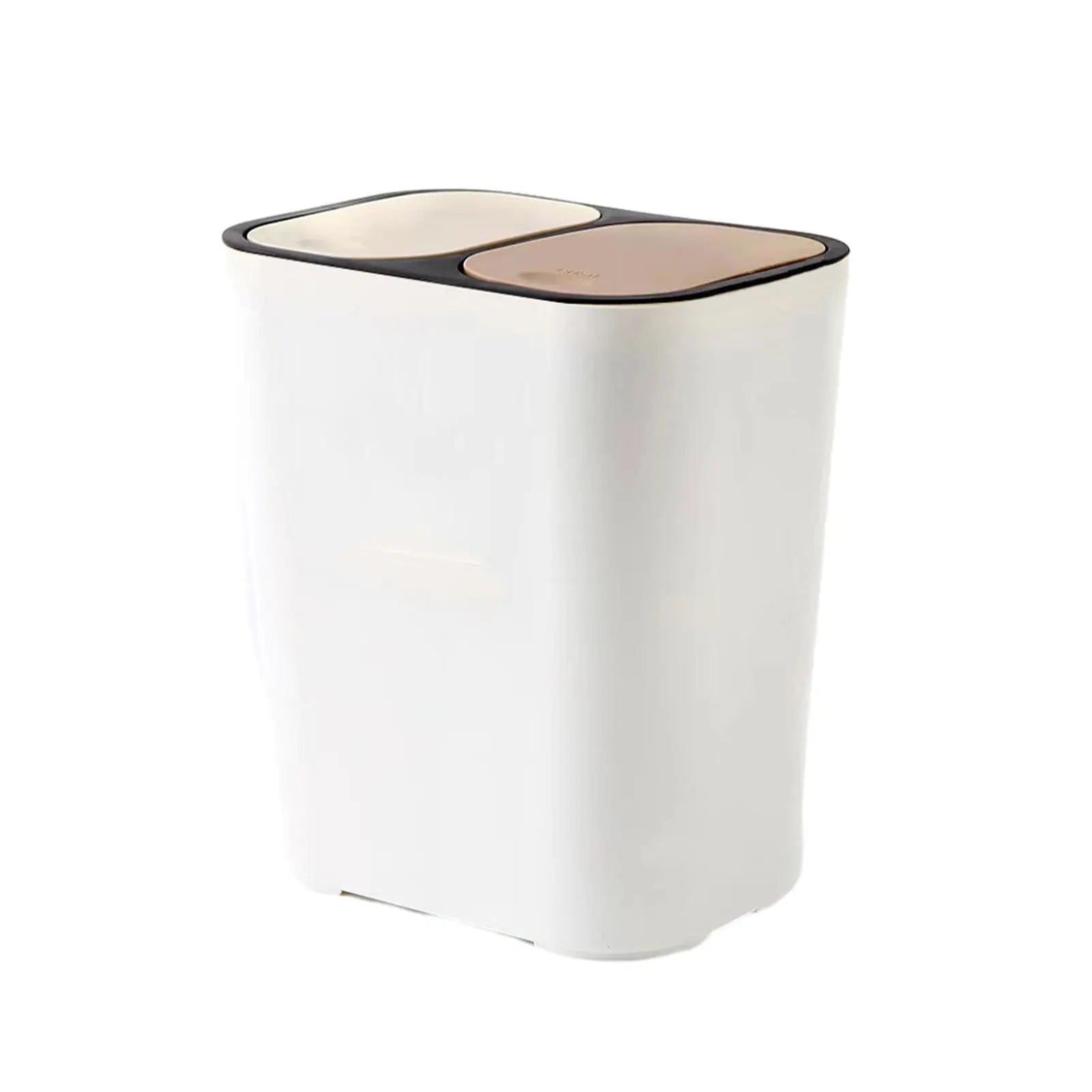 15L Dual Compartment Trash Can