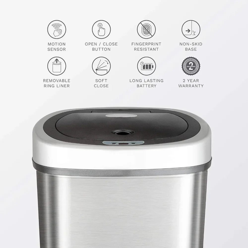 Touchless Motion Sensor Trash Can