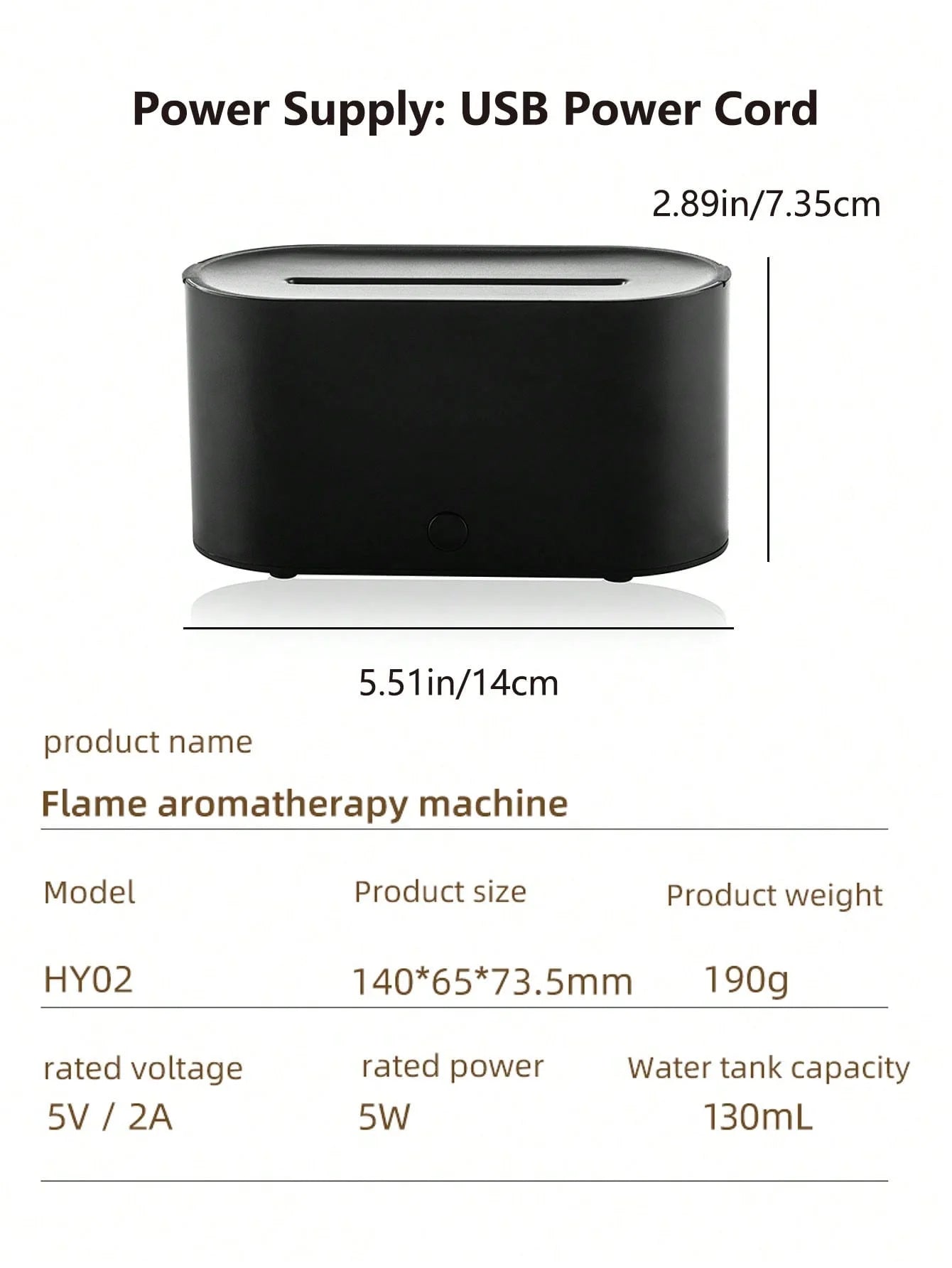 Flame Effect Aroma Diffuser