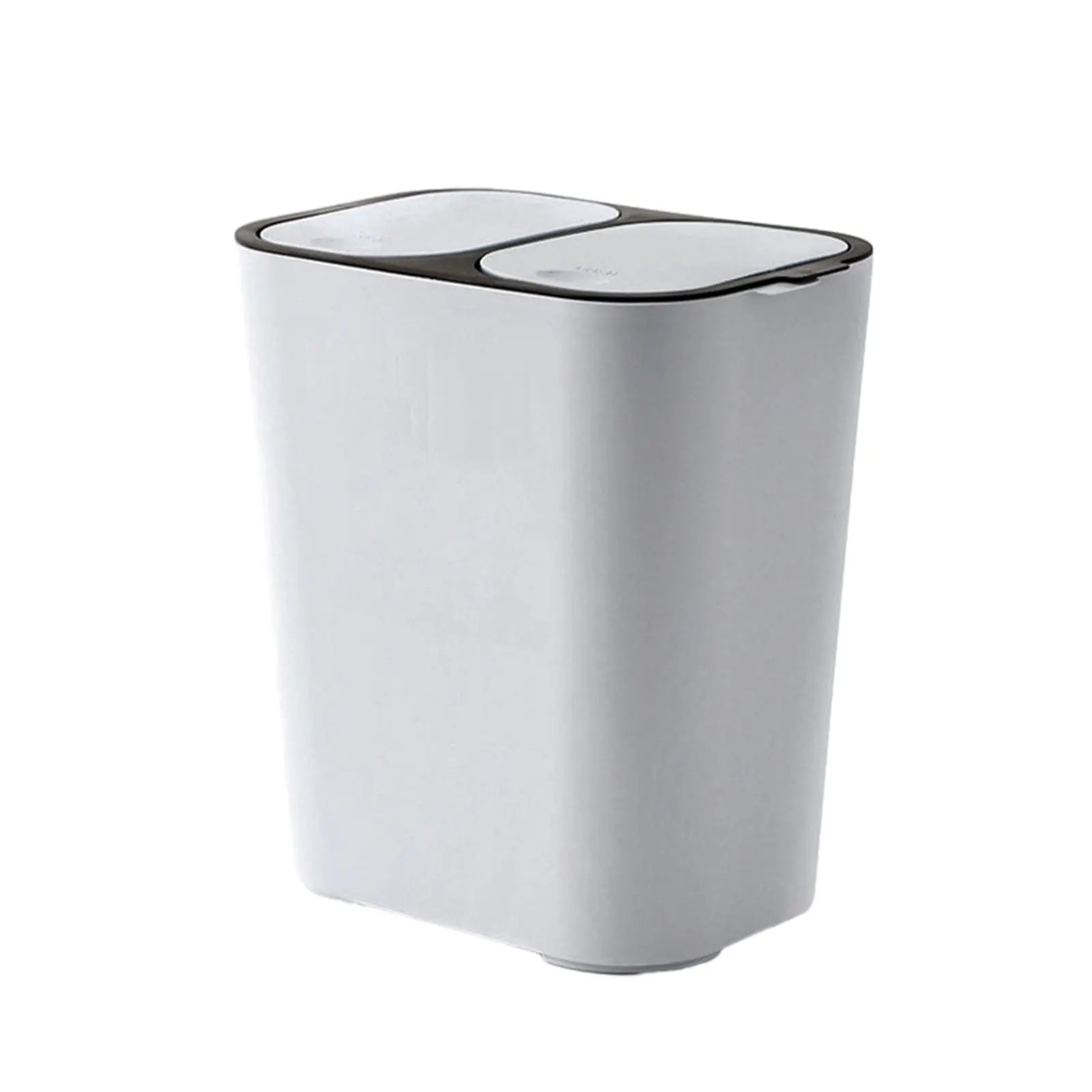 15L Dual Compartment Trash Can