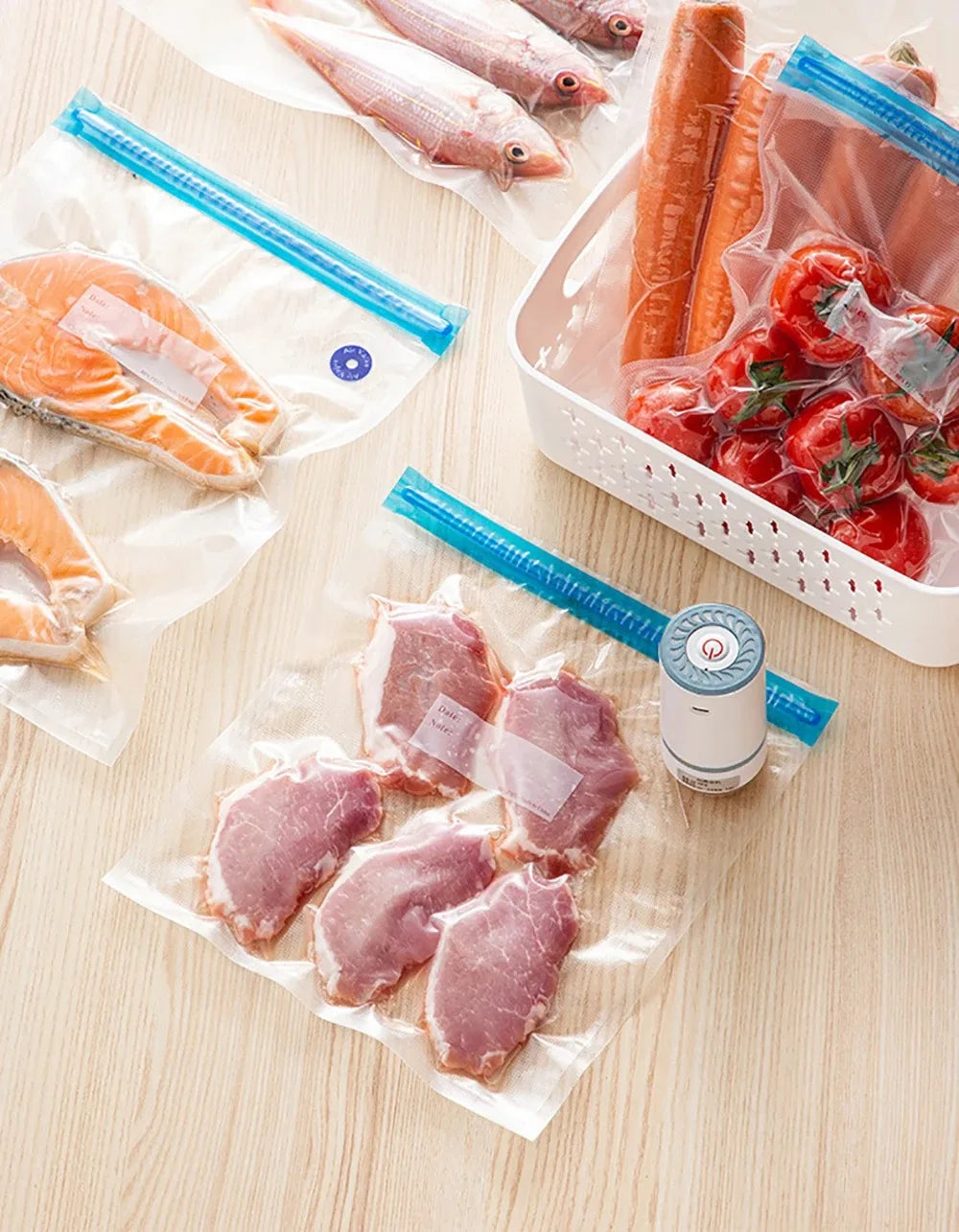 Vacuum-Sealed Food Storage Containers