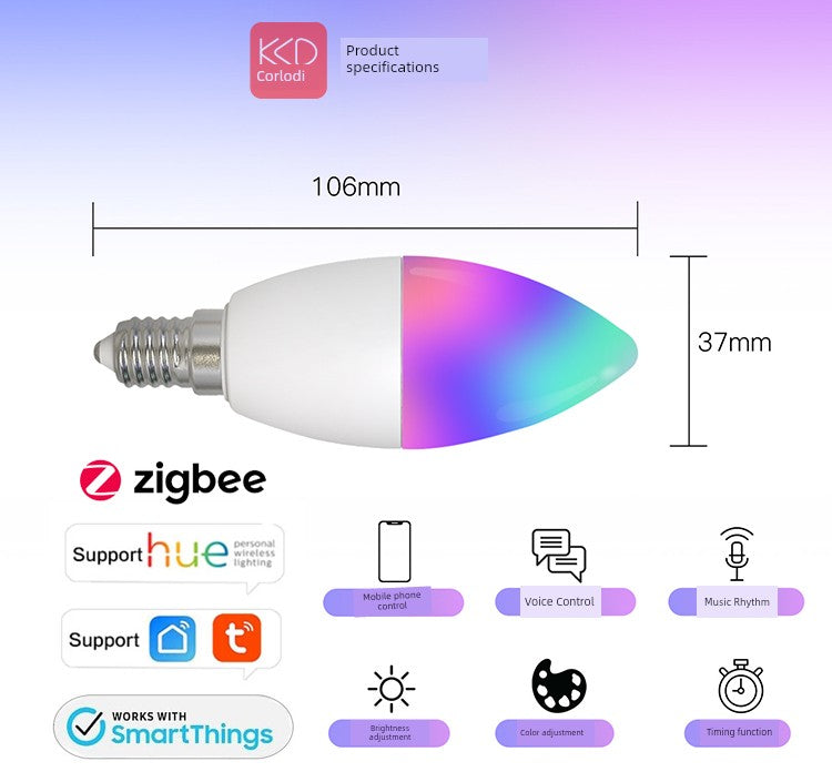 Smart Color-Changing ZigBee Bulb