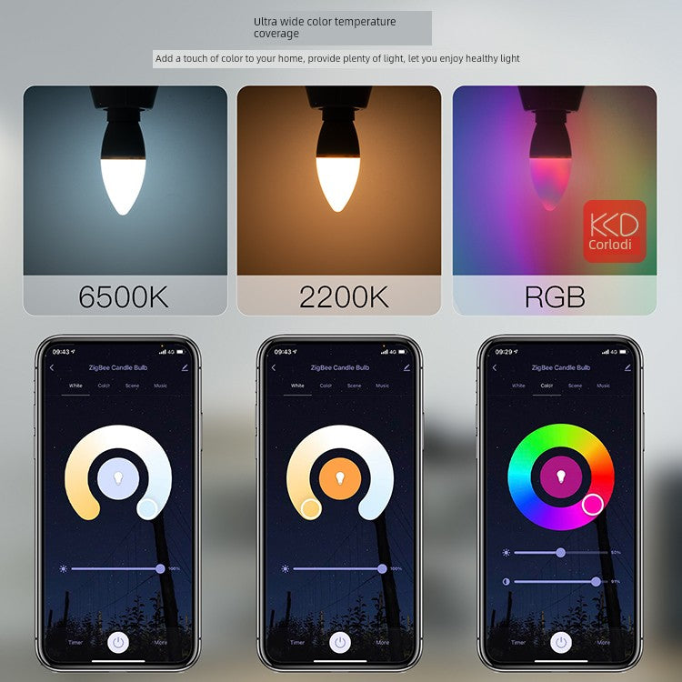 Smart Color-Changing ZigBee Bulb