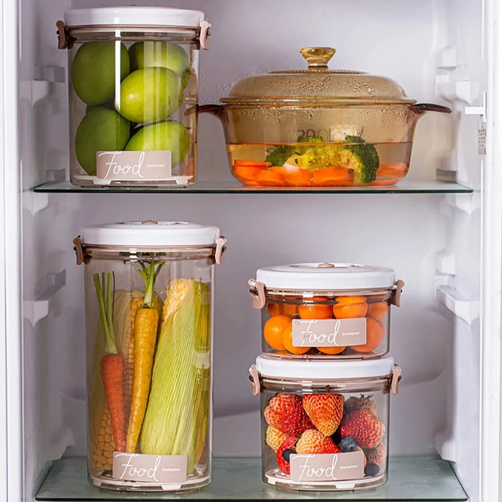 Vacuum-Sealed Food Storage Containers